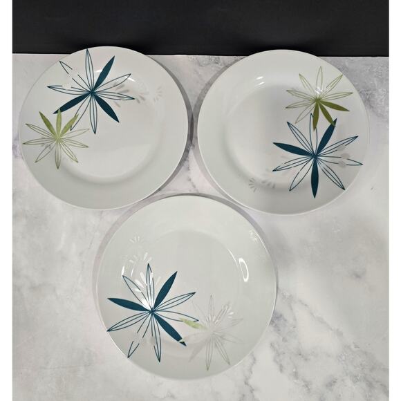 Pier 1 MCM Design Kui Hua 8 1/8 Inch Salad Plate-Set of 3 - Picture 4 of 5